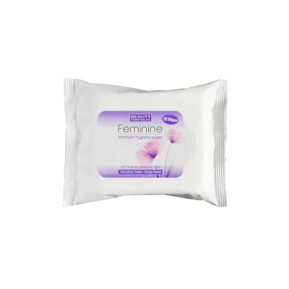 Beauty Formulas Feminine Intimate Wipes 20s - Wellness Shoppee