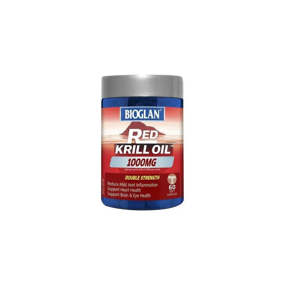 Bioglan Red Krill Oil 1000mg 60 Capsules - Wellness Shoppee