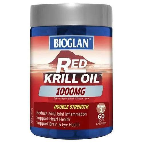 Bioglan Red Krill Oil 1000mg 60 Capsules - Wellness Shoppee