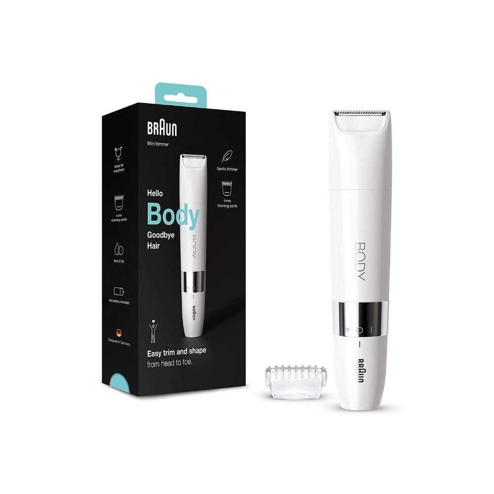 Braun BS 1000 Body Mini Trimmer Wet & Dry - Wellness Shoppee