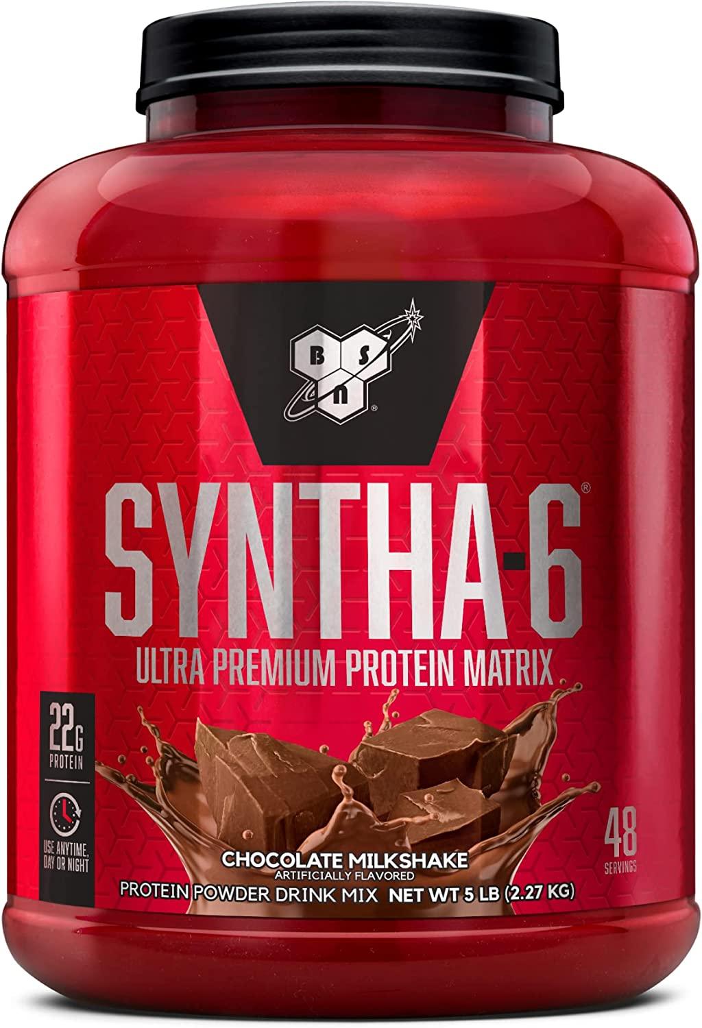 Bsn Syntha-6 Whey Protein Powder Chocolate 5 Lbs - Wellness Shoppee