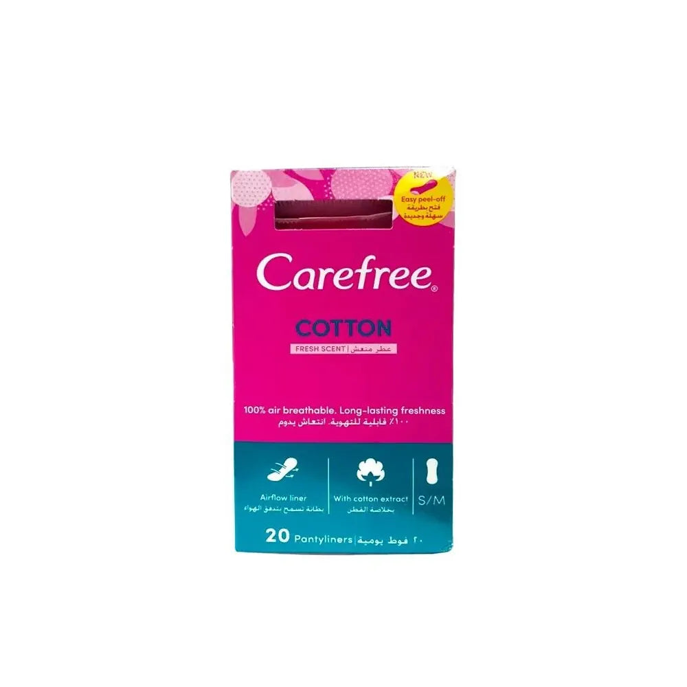 Carefree Single Wrapped Fresh Pantyliners 20s - Wellness Shoppee