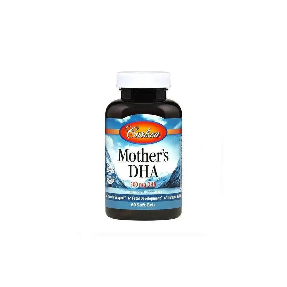 Carlson Mothers DHA 60 Soft Gels - Wellness Shoppee