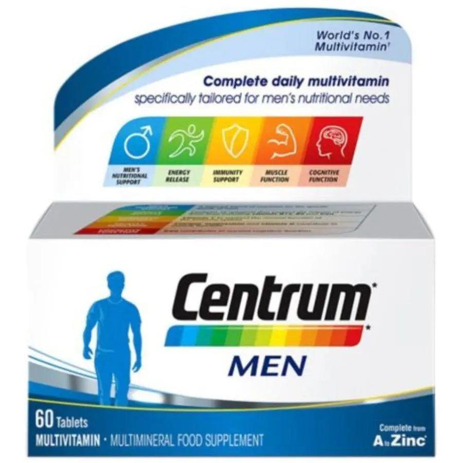 Centrum Men's Multivitamin Tablets 60s - Wellness Shoppee