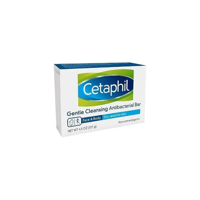 Cetaphil Antibacterial Gentle Cleansing Bar 127g - Wellness Shoppee