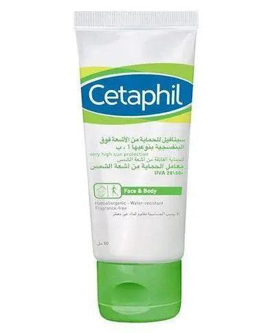 Cetaphil UVA/UVB Defense SPF 50+ 50 ml - Wellness Shoppee
