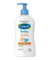 Cetaphil Baby Calendula Wash & Shampoo Pump - 400mL - Wellness Shoppee