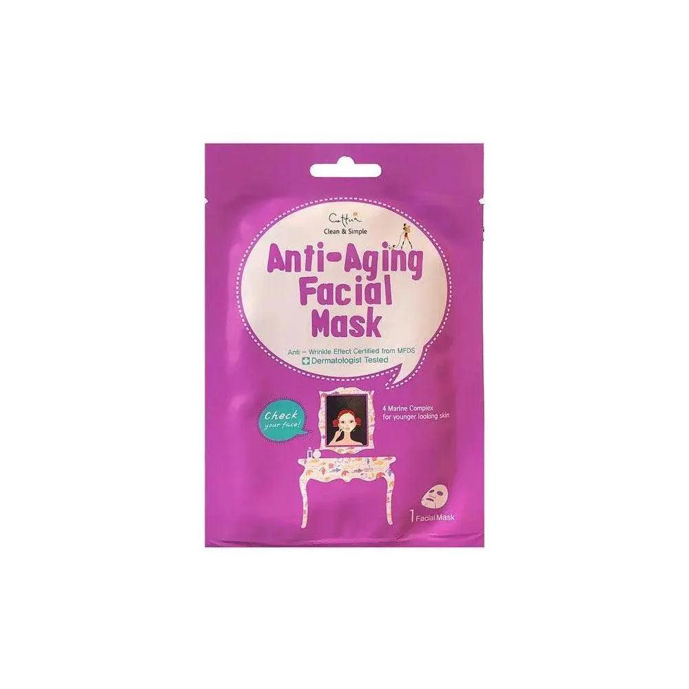 Cettua Clean & Simple Anti-Aging Facial Mask 1s - Wellness Shoppee