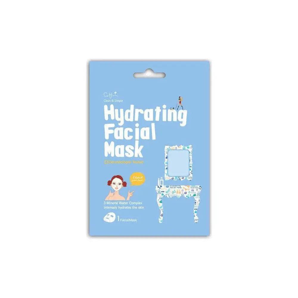 Cettua Clean & Simple Hydrating Facial Mask 1s - Wellness Shoppee