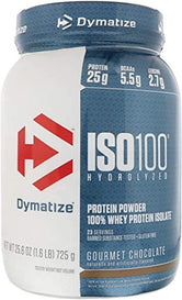 Dymatize DYM ISO 100 Gourmet Chocolate, 1.6lb - Wellness Shoppee