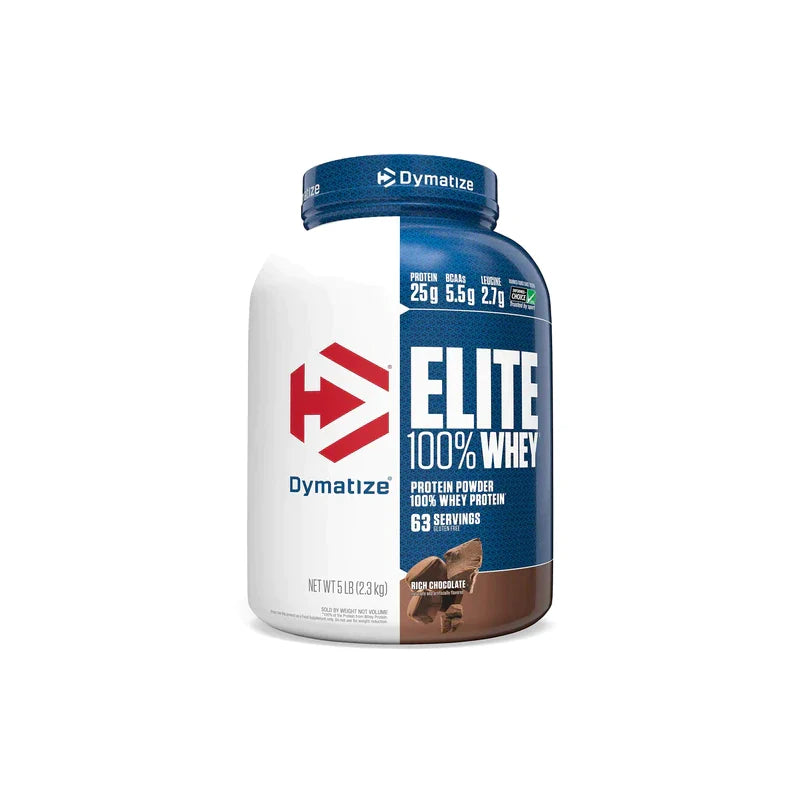 Dymatize Elite 100% Whey Chocolate 5Lbs - Wellness Shoppee