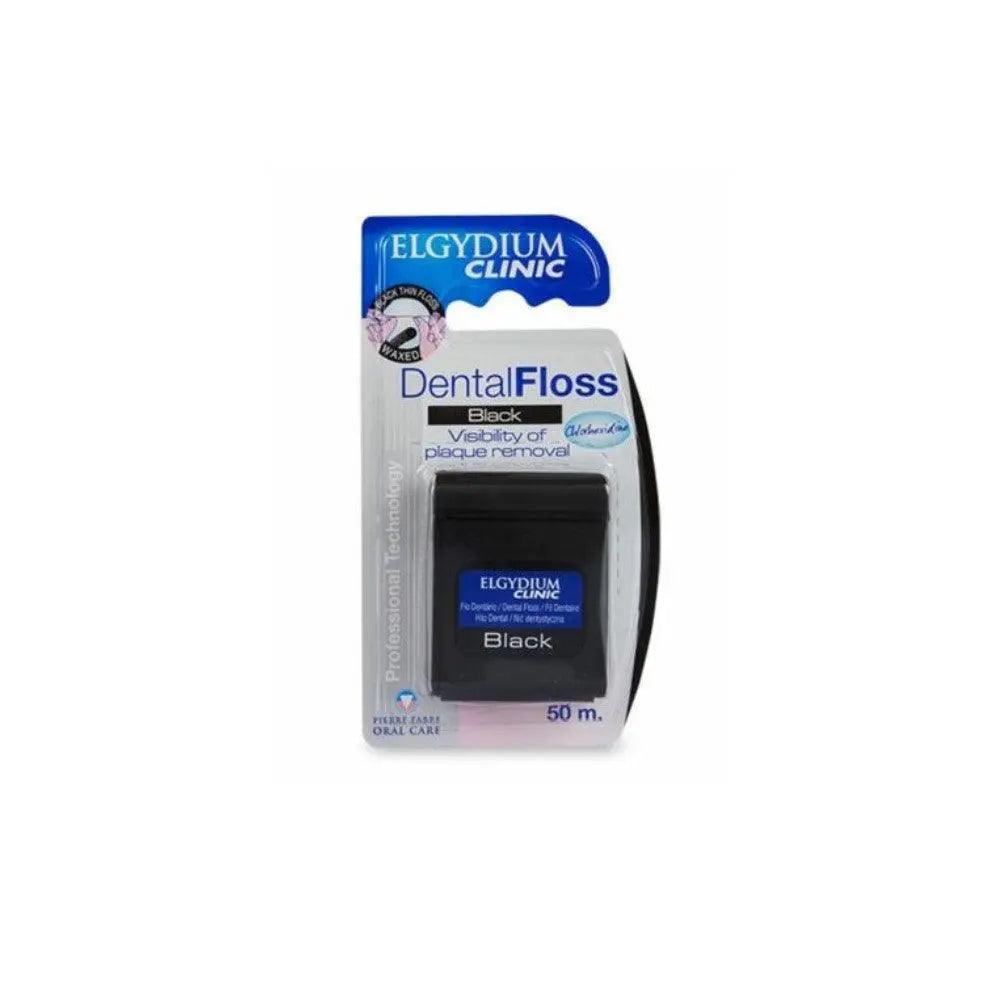 Elgydium Clinic Dental Floss Black 50m - Wellness Shoppee