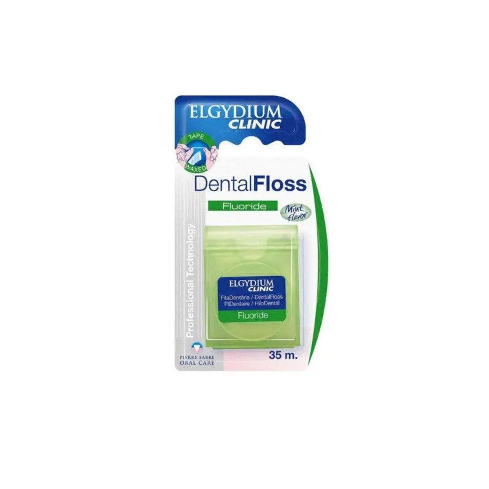 Elgydium Clinic Dental Floss Fluoride Mint 35m - Wellness Shoppee