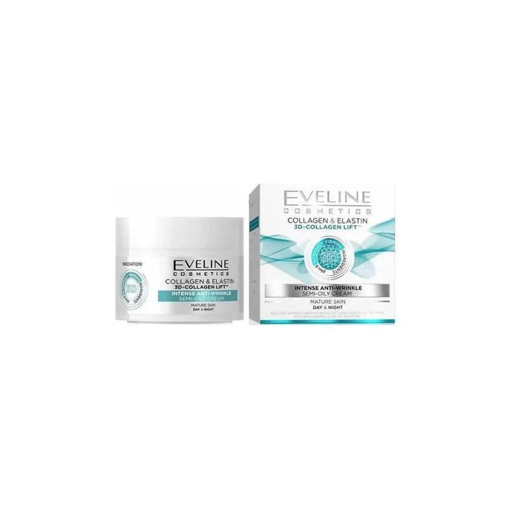 Eveline 3D-Collagen Lift Intense Anti-Wrinkle Day & Night Cream 50ml - Wellness Shoppee