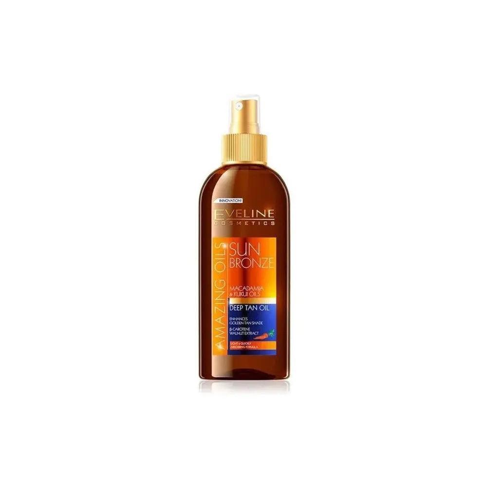 Eveline Amazing Oils Sun Bronze Deep Tan Oil 150 ml - Wellness Shoppee