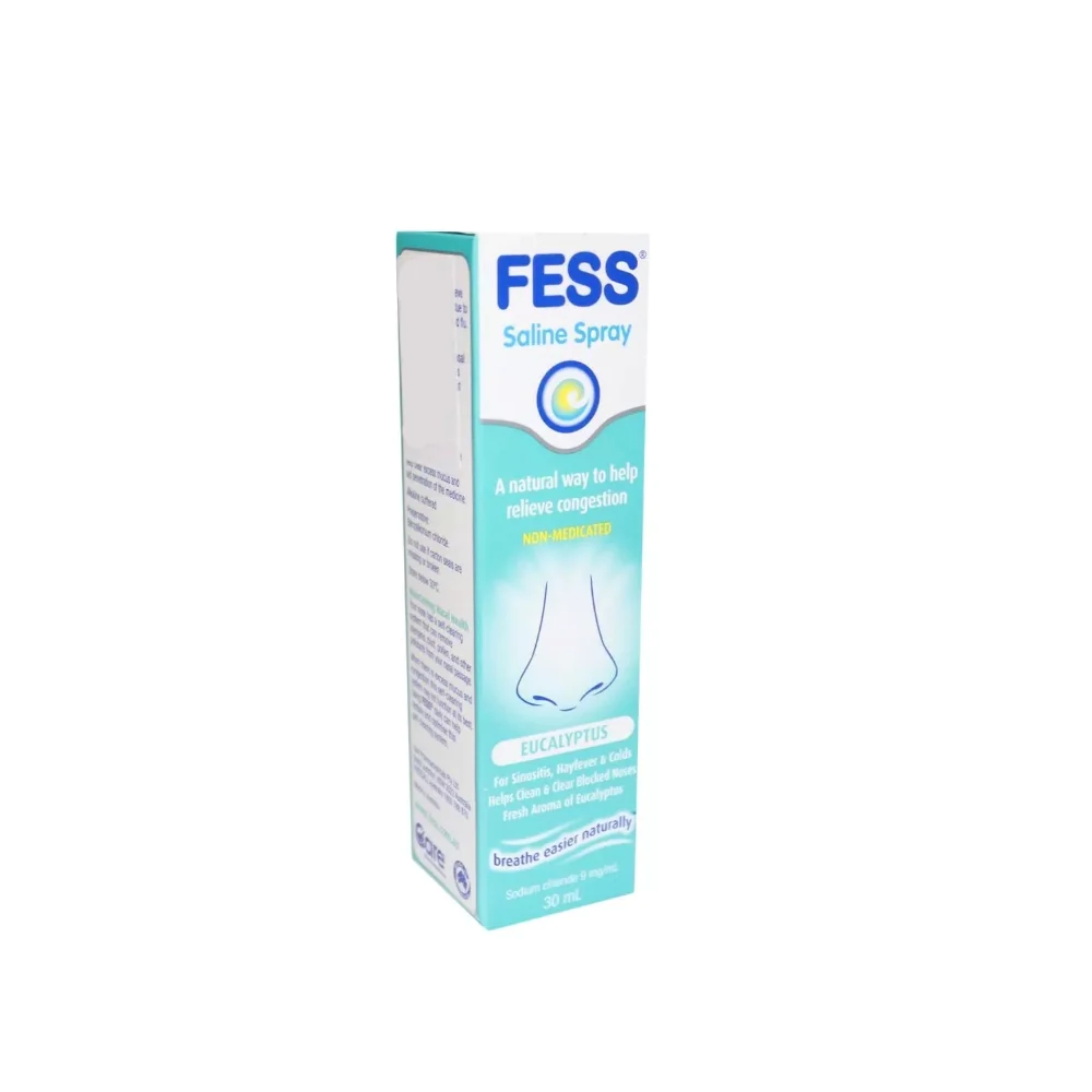 Fess Eucalyptus Nasal Saline Spray 30ml - Wellness Shoppee