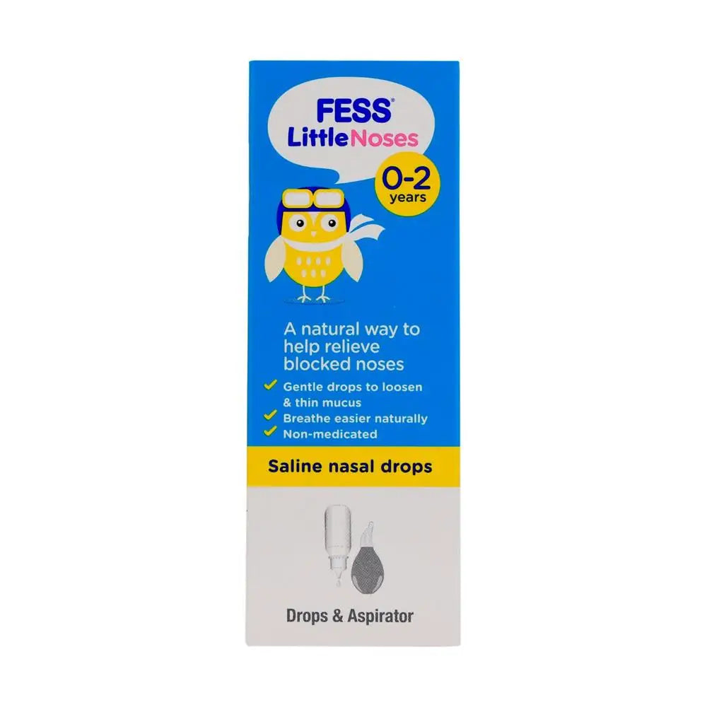 Fess Little Noses Saline Nasal Drops 25ml - Wellness Shoppee