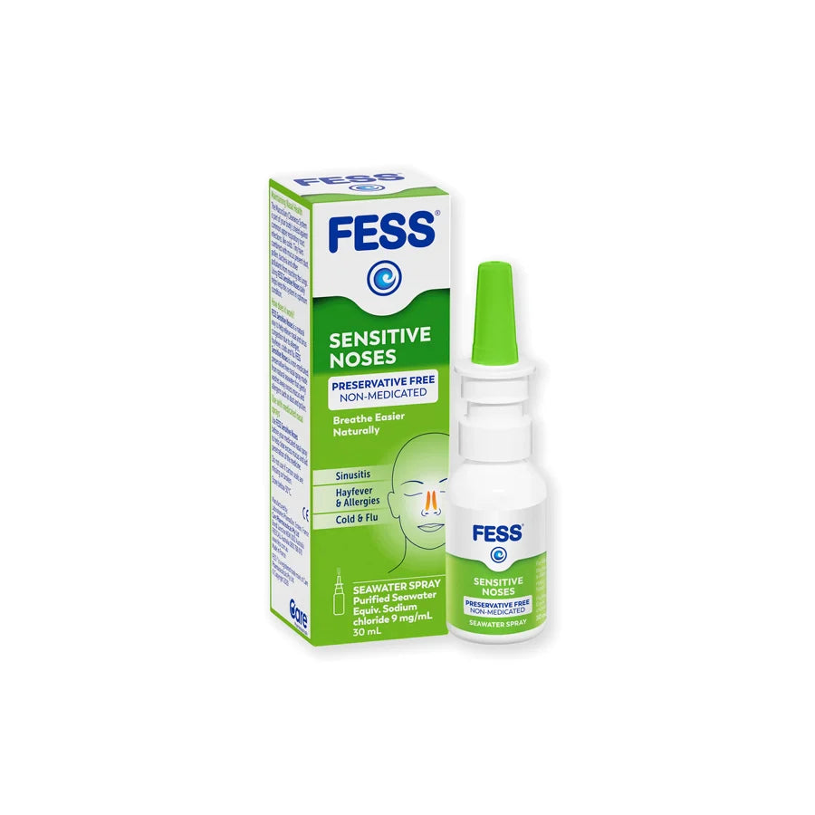 Fess Sensitive Noses Sea Water Nasal Spray 30ml - Wellness Shoppee