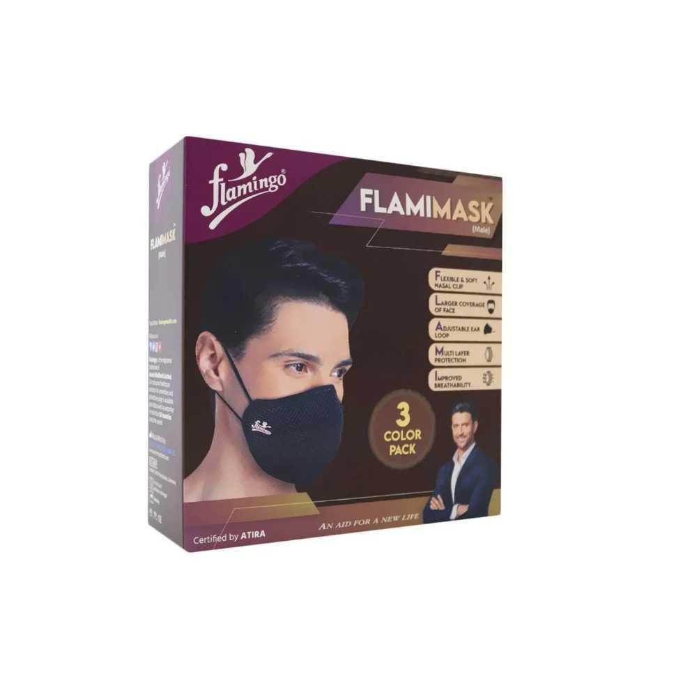 Flamingo FlamiMask Reusable & Washable Face Mask Male 3s - Wellness Shoppee