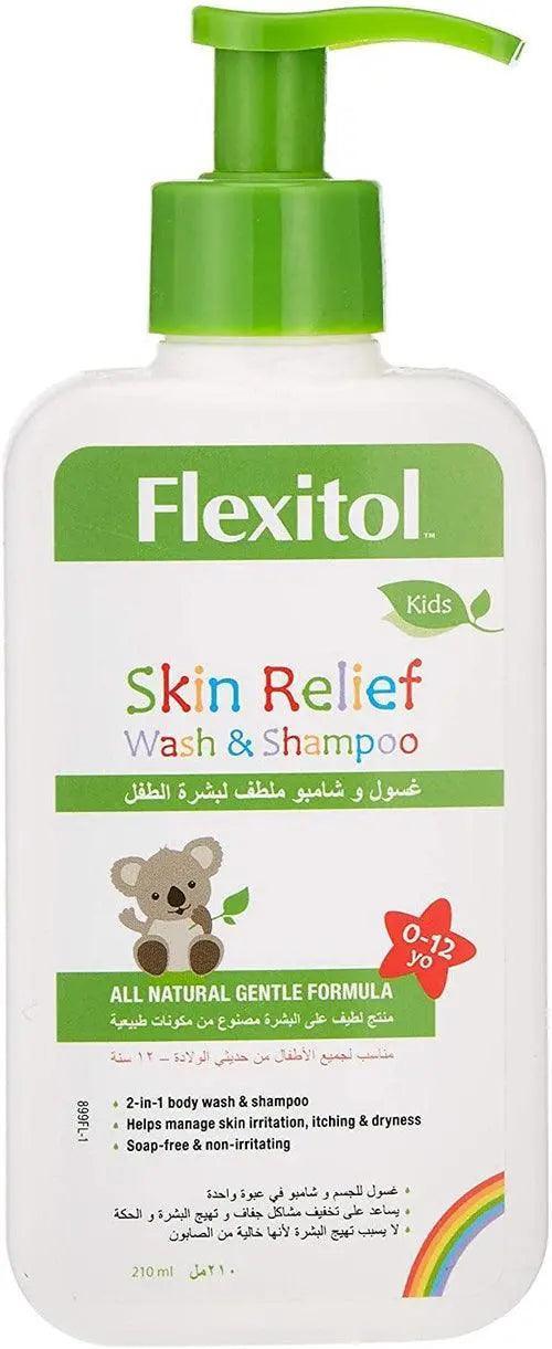Flexitol Kids Skin Relief Wash & Shampoo 210ml - Wellness Shoppee