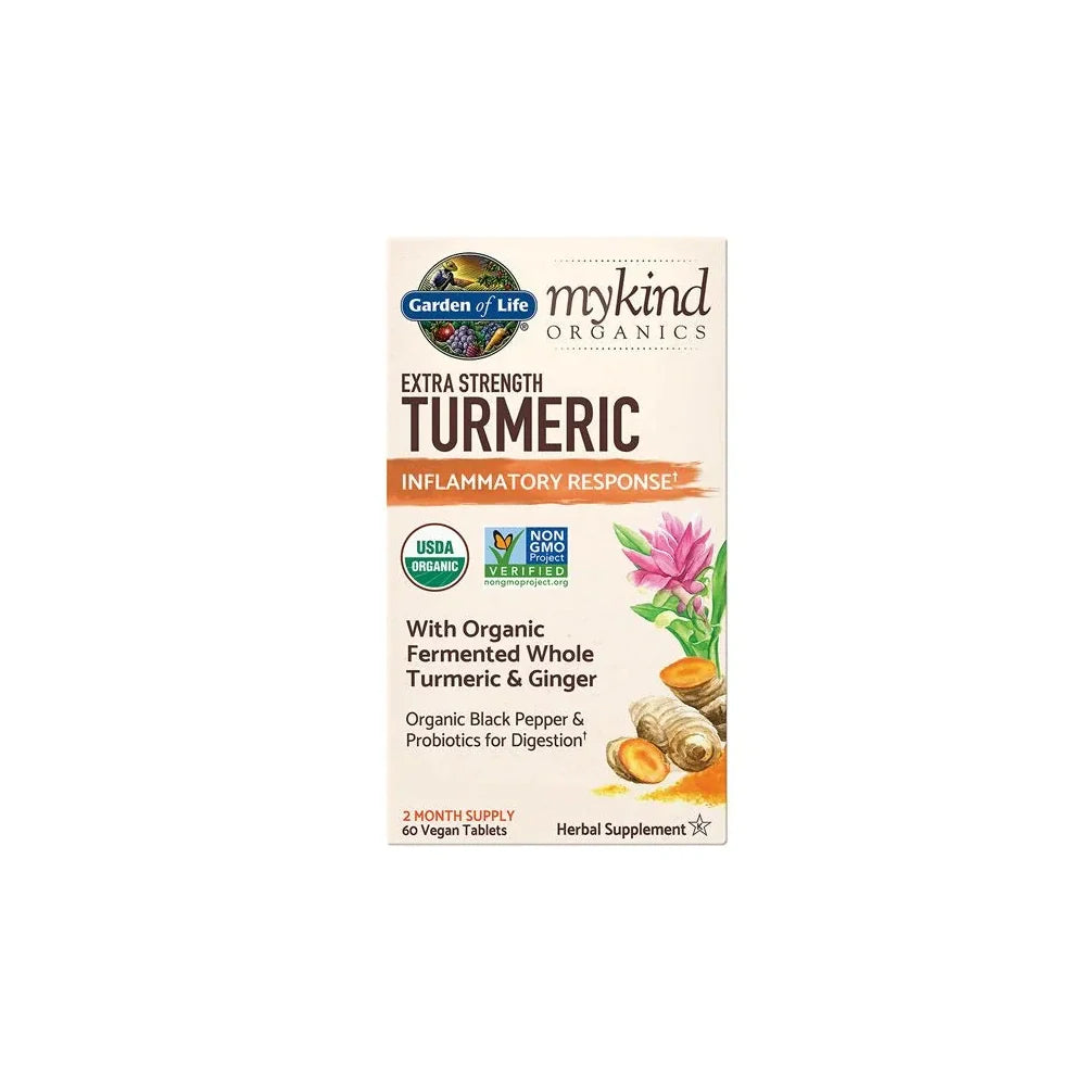 Garden of Life Mykind Organics Herbal Extra Strength Turmeric Inflammatory Response - Wellness Shoppee