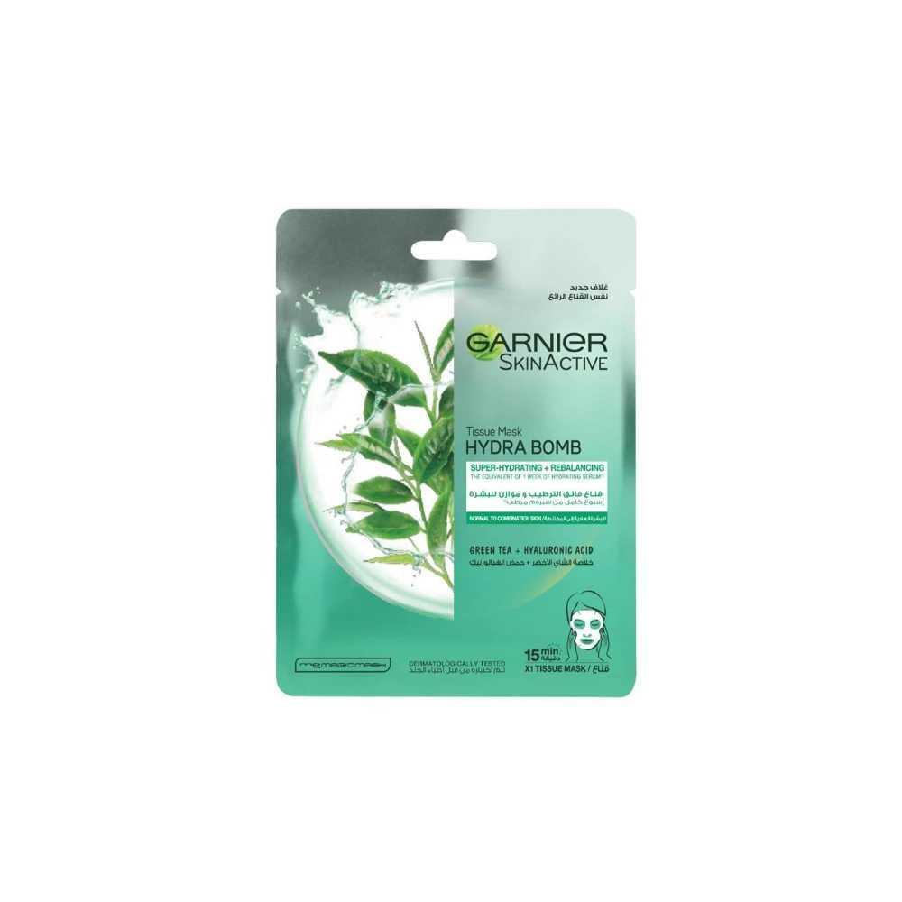 Garnier Skinactive Green Tea Tissue Mask 32g - Wellness Shoppee