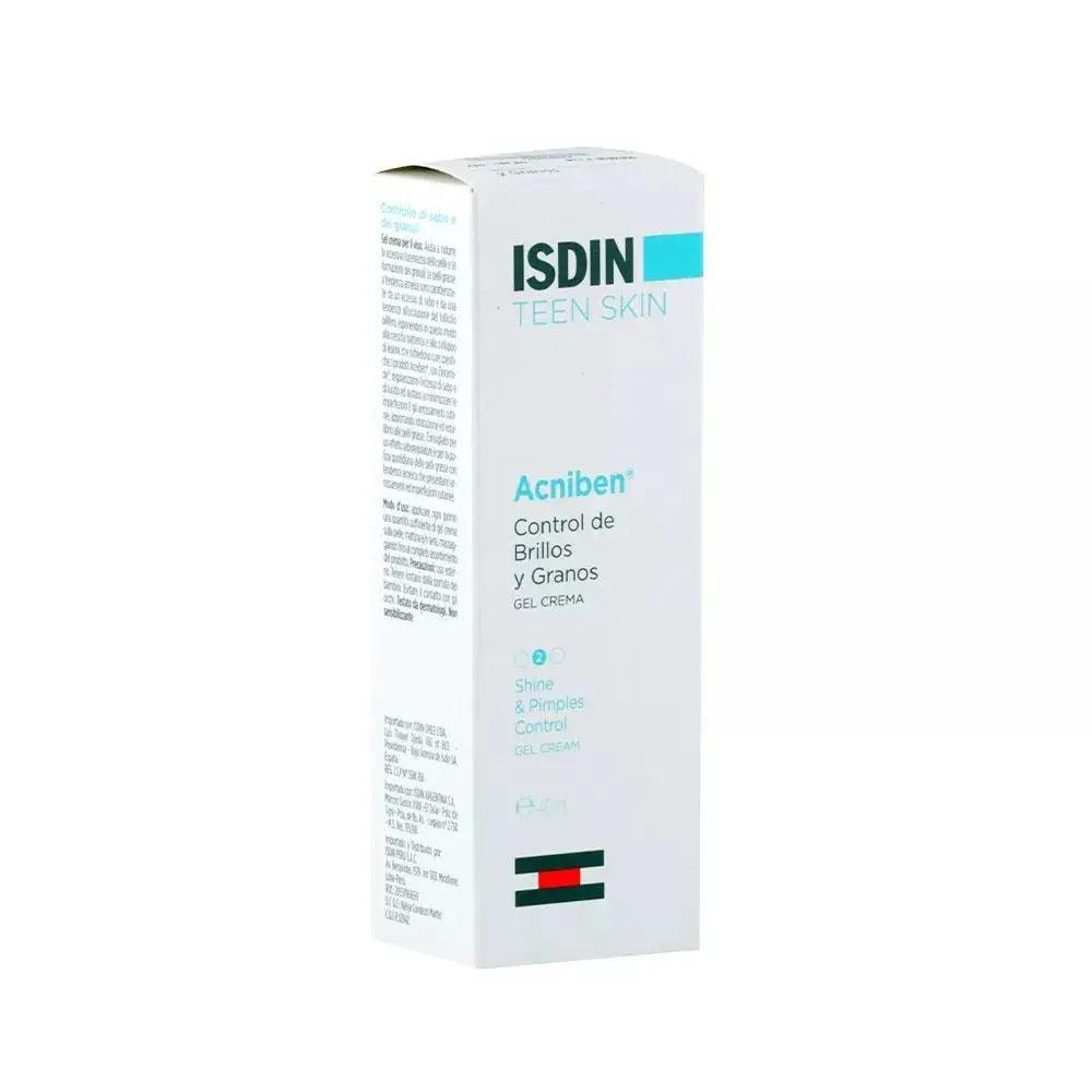 Isdin Acniben Brillos Granos Gel Cream 40ml (Shine & Pimple Control) - Wellness Shoppee