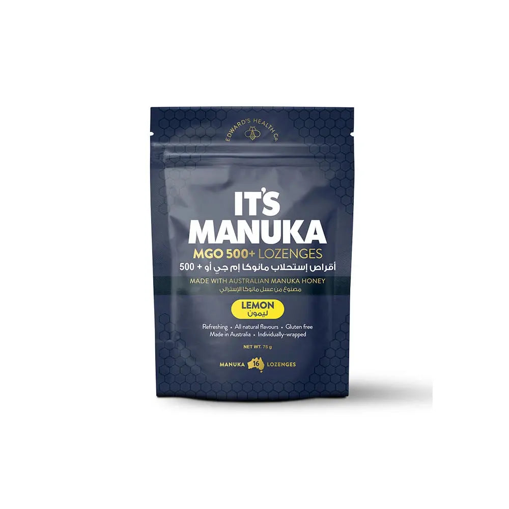 Its Manuka Mgo 500 + Lozenges Lemon 16s - Wellness Shoppee