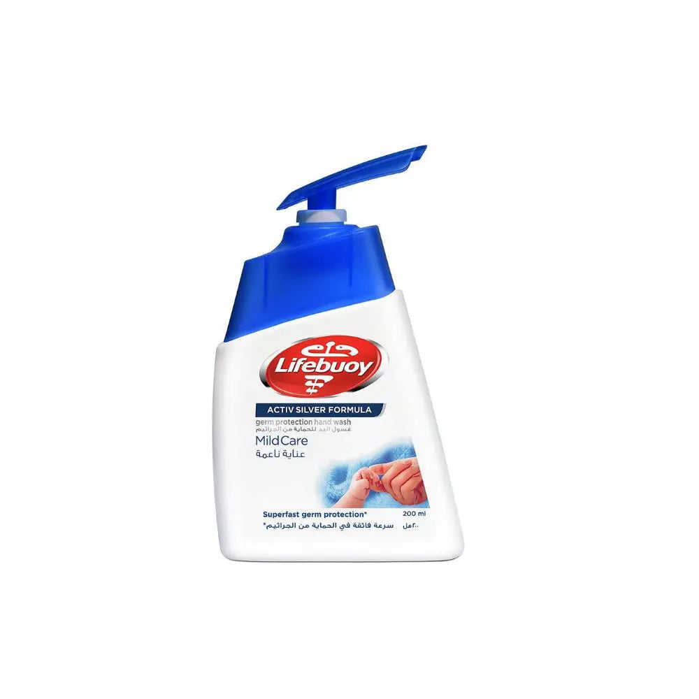 Lifebuoy Anti Bacterial Hand Wash Mild Care 200ml - Wellness Shoppee