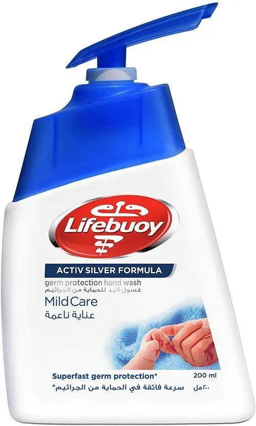 Lifebuoy Anti Bacterial Hand Wash Mild Care 200ml - Wellness Shoppee