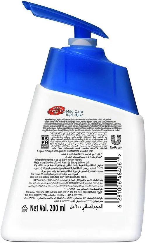 Lifebuoy Anti Bacterial Hand Wash Mild Care 200ml - Wellness Shoppee