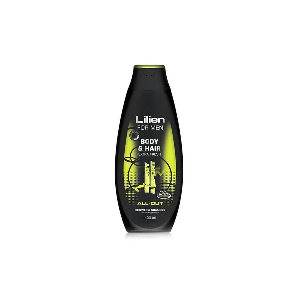 Lilien Shower Gel For Men All Out 400 ml - Wellness Shoppee