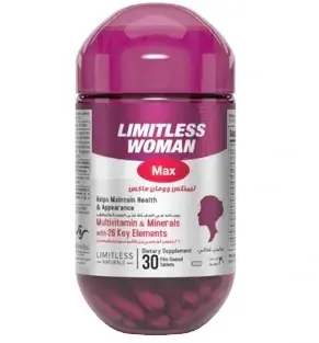 Limitless Woman Max Multivitamin 30 Tablets - Wellness Shoppee