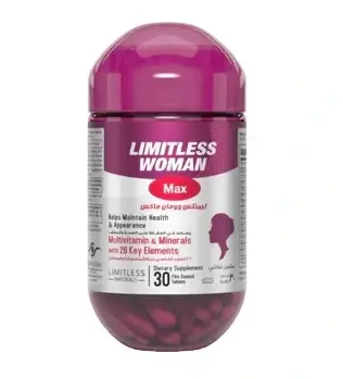 Limitless Woman Max Multivitamin 30 Tablets - Wellness Shoppee
