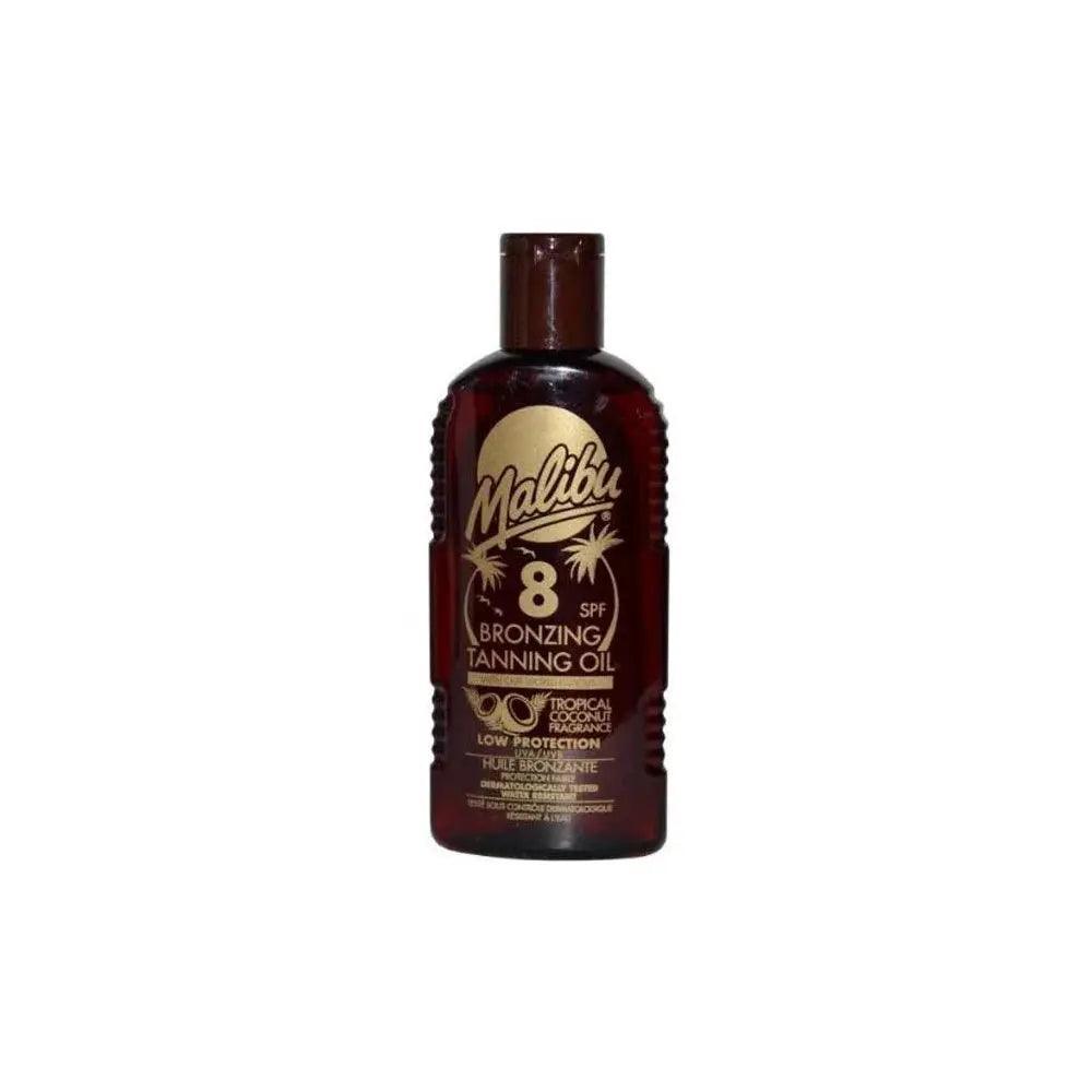 Malibu Bronzing Tanning Oil With Coconut SPF 8 200ml - Wellness Shoppee