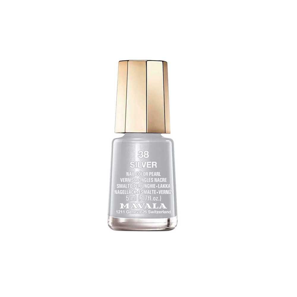 Mavala Nail Polish 38 Silver 5ml - Wellness Shoppee