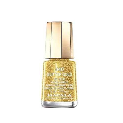 Mavala Nail Polish Glitter Gold 5ml - Wellness Shoppee