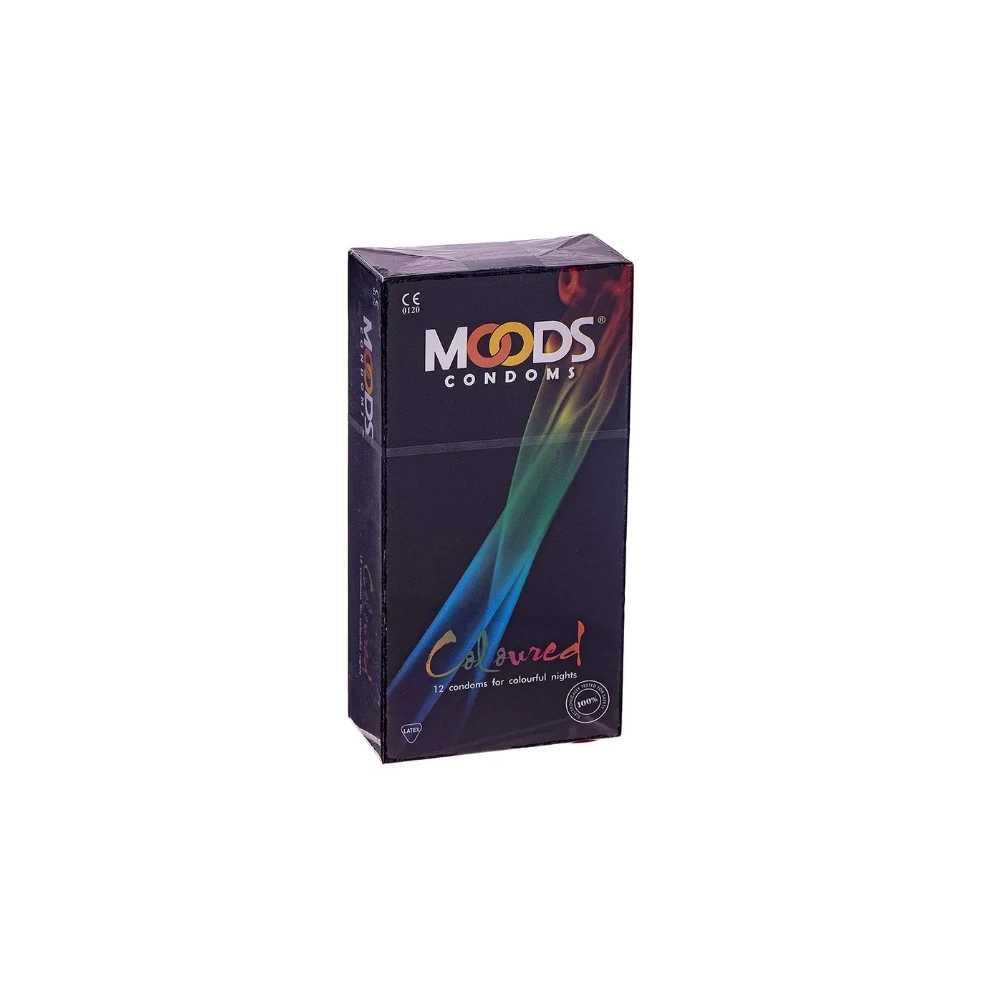 Moods Coloured Condom 12s - Wellness Shoppee