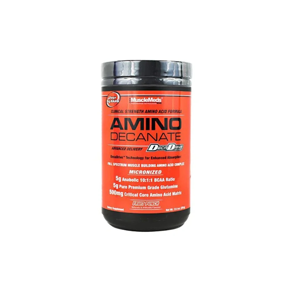 Muscle Med Amino Decanate Fruit punch 360g - Wellness Shoppee