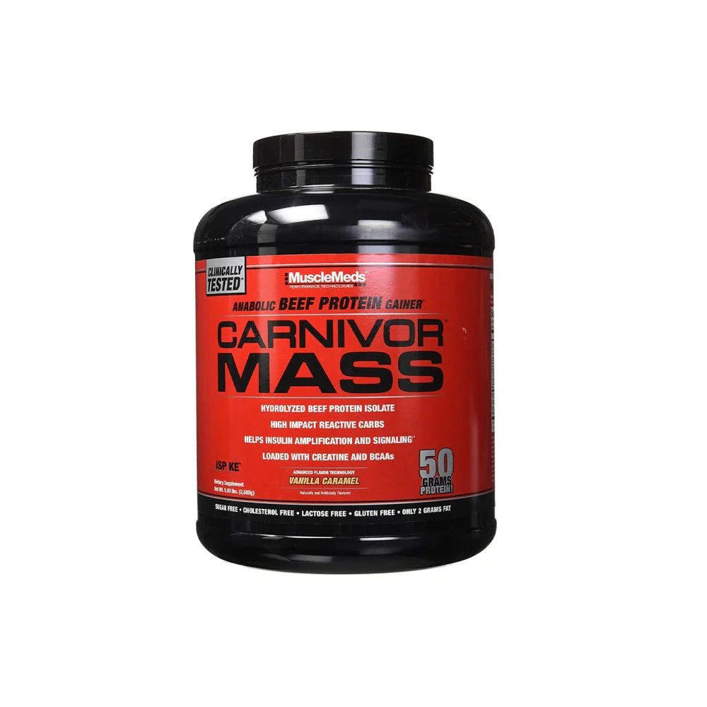 MuscleMeds Carnivor Mass 14 servings Vanilla Caramel Flavour - Wellness Shoppee