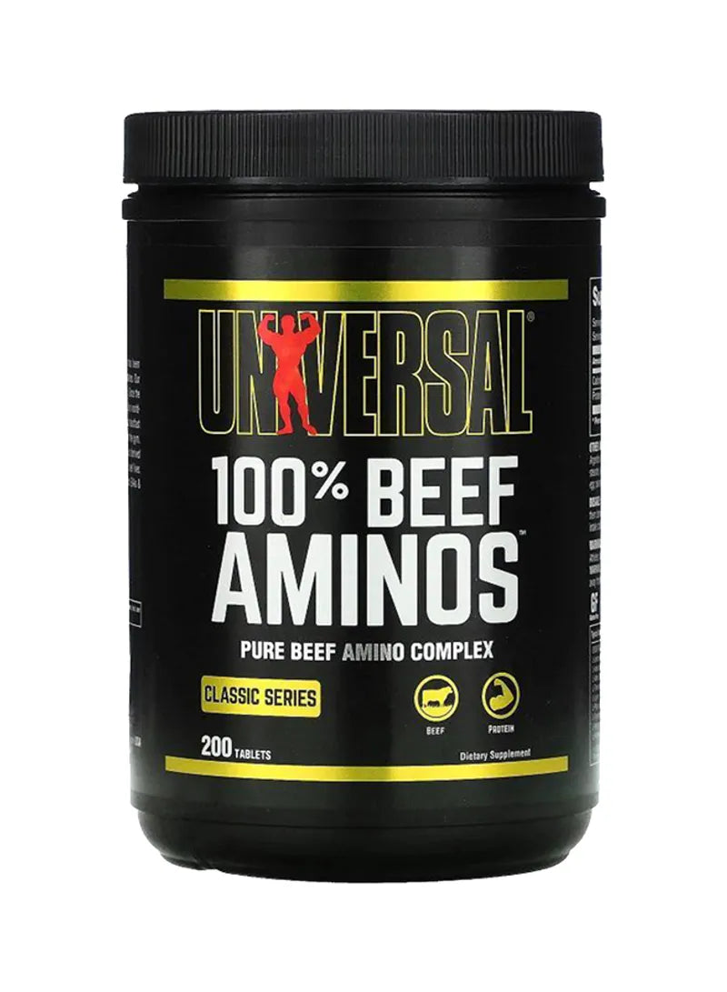 100% Beef Amino 200 Tablets - Wellness Shoppee