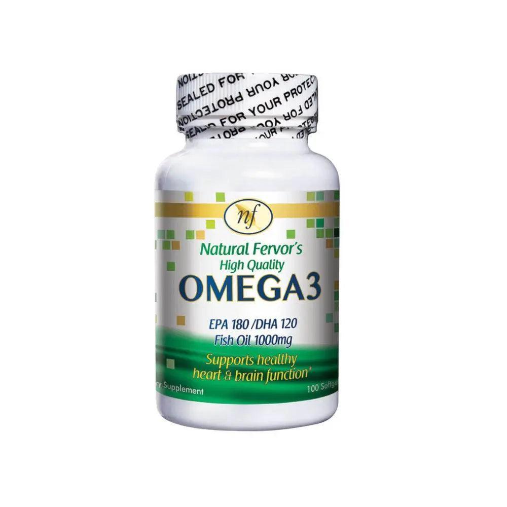 Natural Fervor Omega 3 softgels 100s - Wellness Shoppee