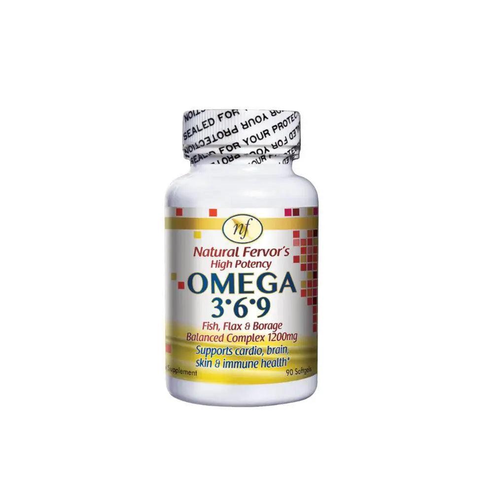 Natural Fervor Omega 369 softgels 90s - Wellness Shoppee