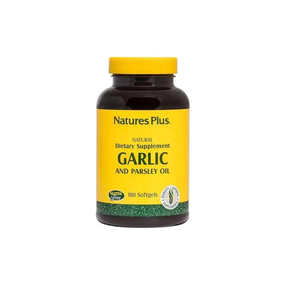 Natures Plus Garlic & Parsley Oil Softgels 180s - Wellness Shoppee