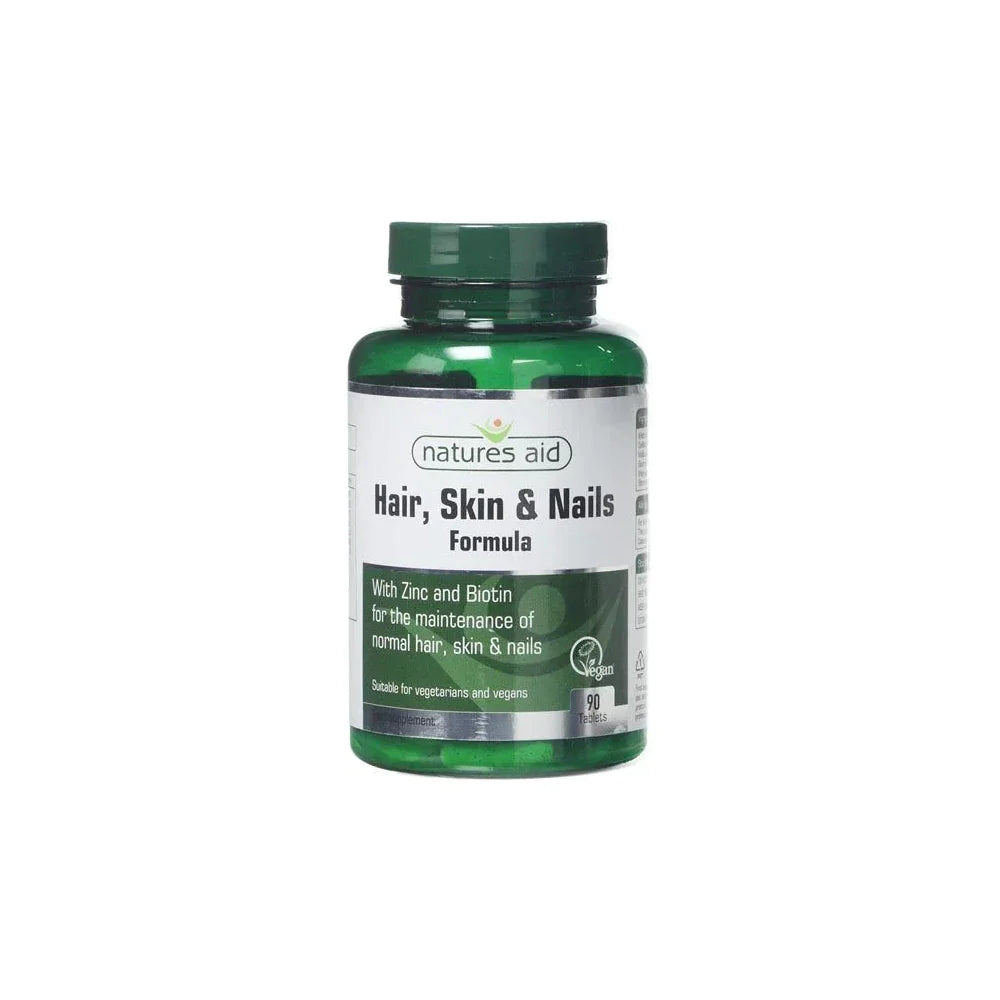 Natures Aid Hair Skin And Nails 90s Tablets - Wellness Shoppee