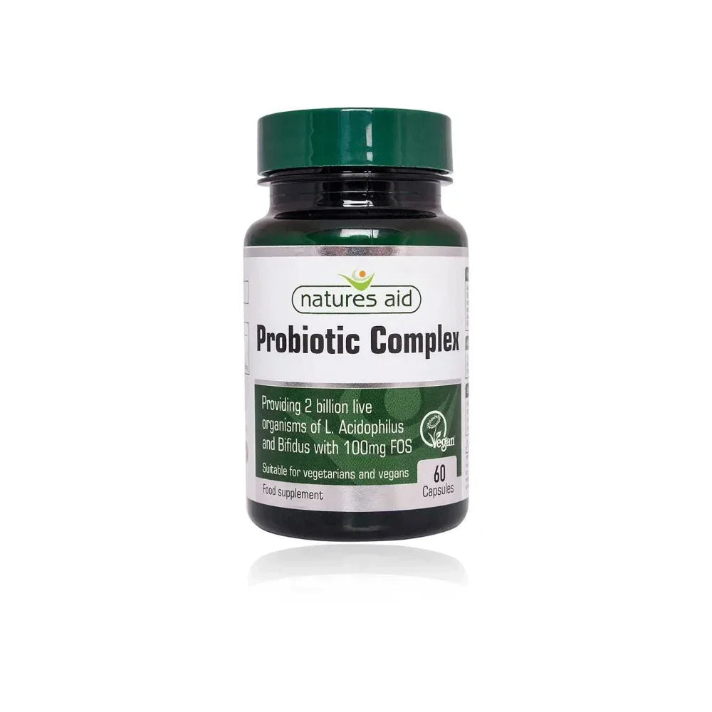 Natures Aid Probiotic Complex (With Bifidus And Fos) 60s Vegetable capsules - Wellness Shoppee