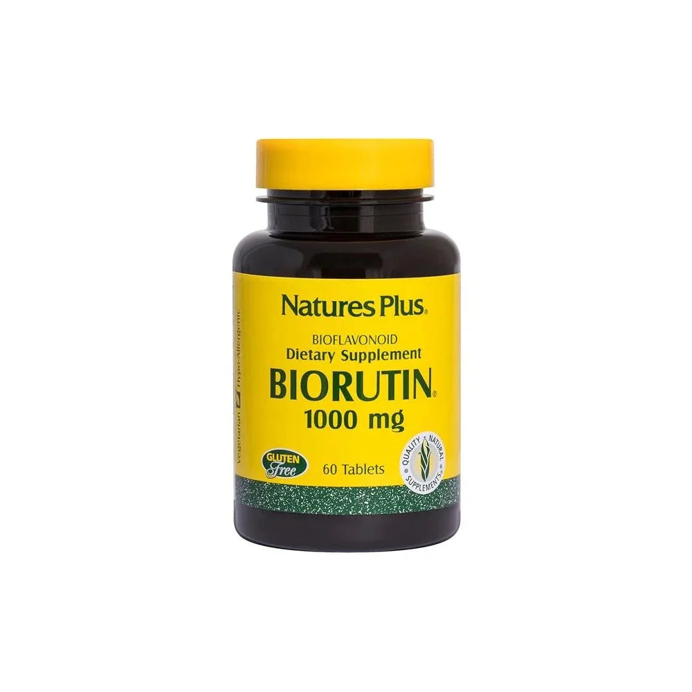 Natures Plus Biorutin 1000 mg 60 Tablets - Wellness Shoppee