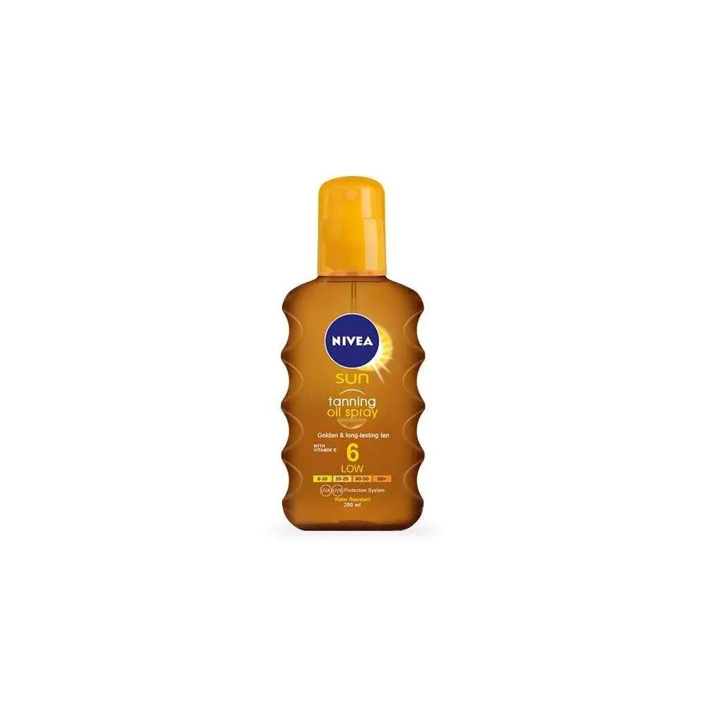 Nivea Carotene Tan Oil Spray Spf6 200 ml - Wellness Shoppee