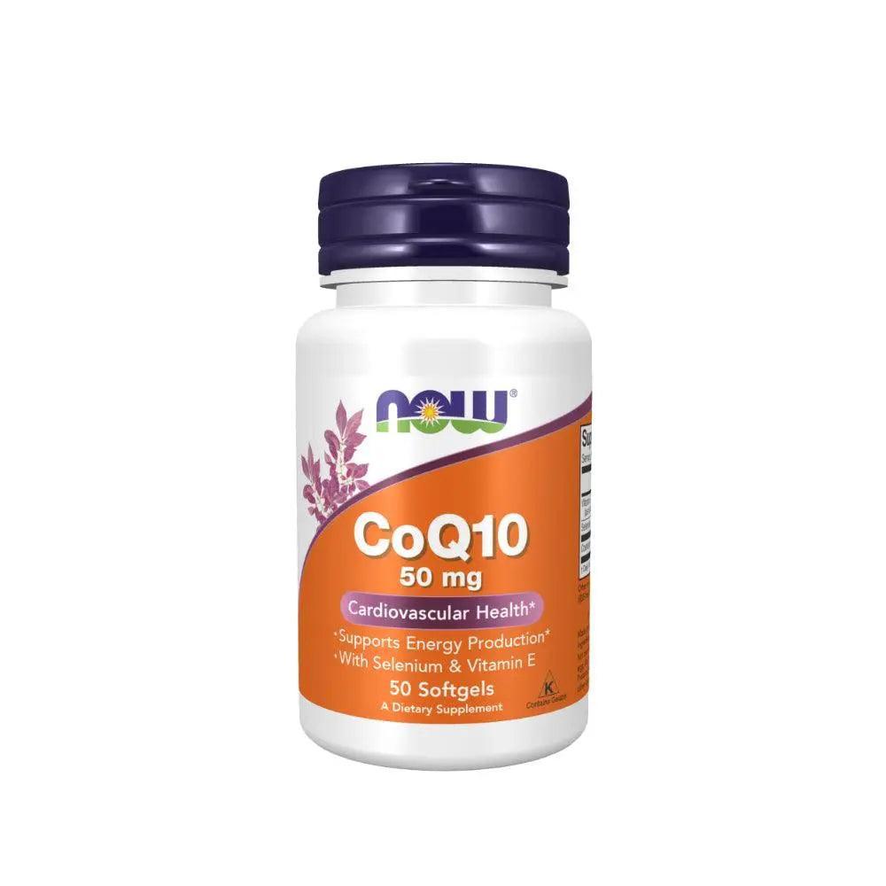 Now COQ10 50mg Vitamin E & Selenium 50s - Wellness Shoppee