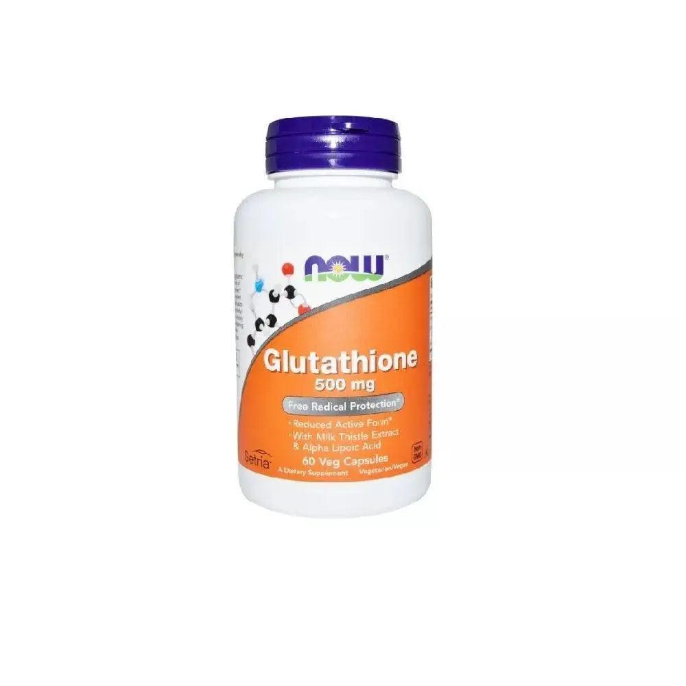 Now Glutathione 500 mg Capsules 60s - Wellness Shoppee